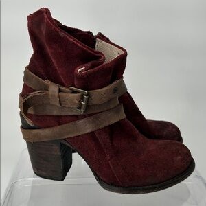 Freebird Suede Leather Combat Boots